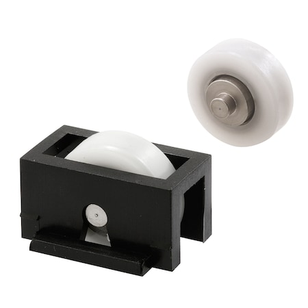 Prime-Line 3/4 in., Black Plastic, Sliding Window Roller with Stainless Steel (Single Pack) G 3174